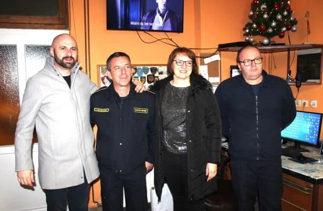 Gradonačelnica Marija Šarić i njen zamjenik Domagoj Katić posjetili žurne gradske službe