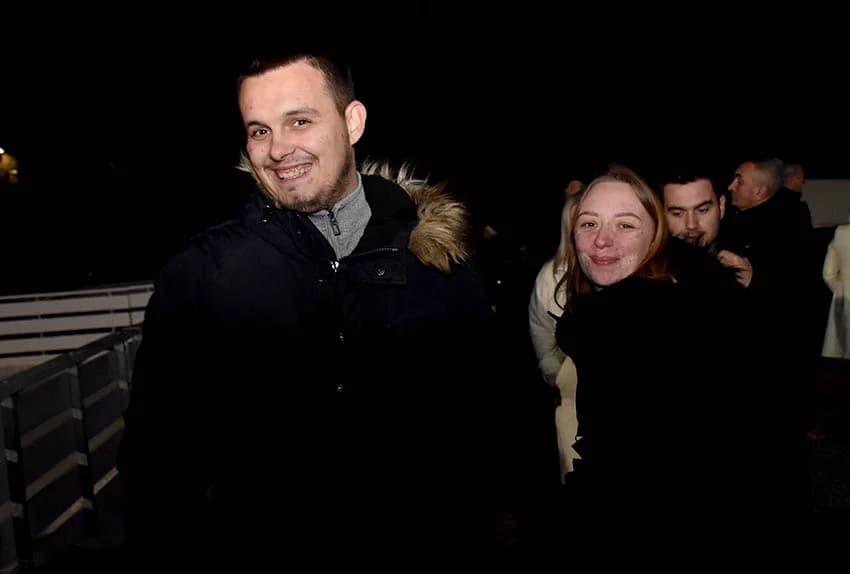 Veselo uz šampanjac u Požegi dočekana Nova godina