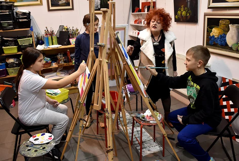 Tečaj slikanja u požeškoj Galeriji Anita