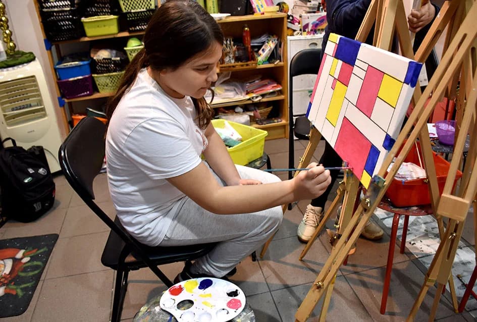 Tečaj slikanja u požeškoj Galeriji Anita