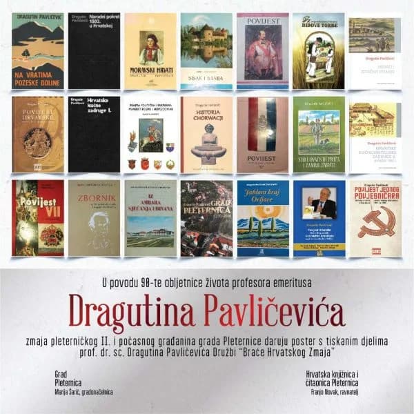 UZ GODIŠNICU ROĐENJA: Na današnji dan rođen je povjesničar Dragutin Pavličević-prvi počasni građanin Pleternice