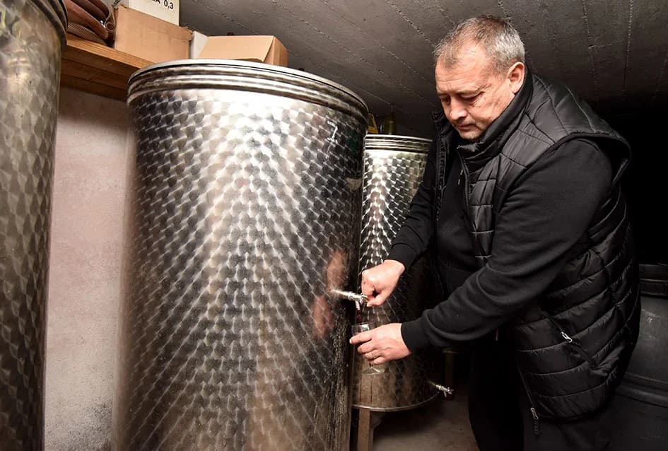 Vinogradarska obitelj Antuna Hercega poznata po proizvodnji frankovke