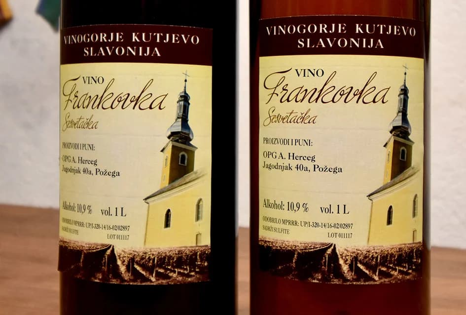 Vinogradarska obitelj Antuna Hercega poznata po proizvodnji frankovke