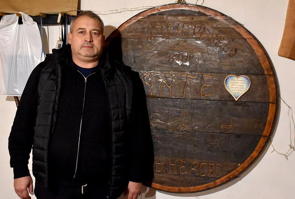 Vinogradarska obitelj Antuna Hercega poznata po proizvodnji frankovke