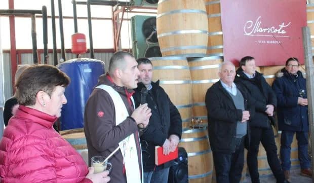 Svečano obilježili Vincelovo u tvrtki Vina Markota uz blagoslov vinove loze, pjesmu i druženje