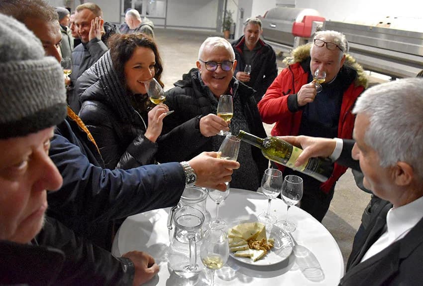 VINCELOVO KOD ENJINGIJA U HRNJEVCU: Brojni uzvanici slavili početak radova u vinogradu