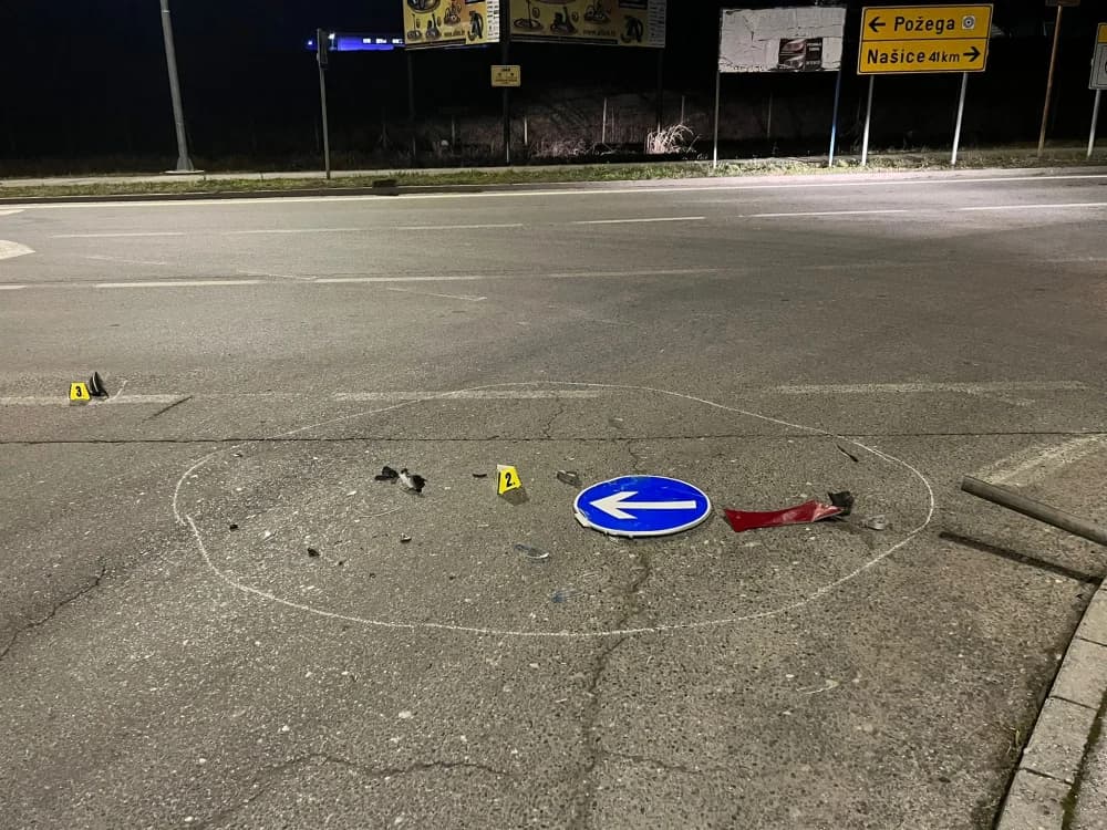 Jedna prometna nesreća s materijalnom štetom u drugoj bijeg vozača s mjesta nesreće