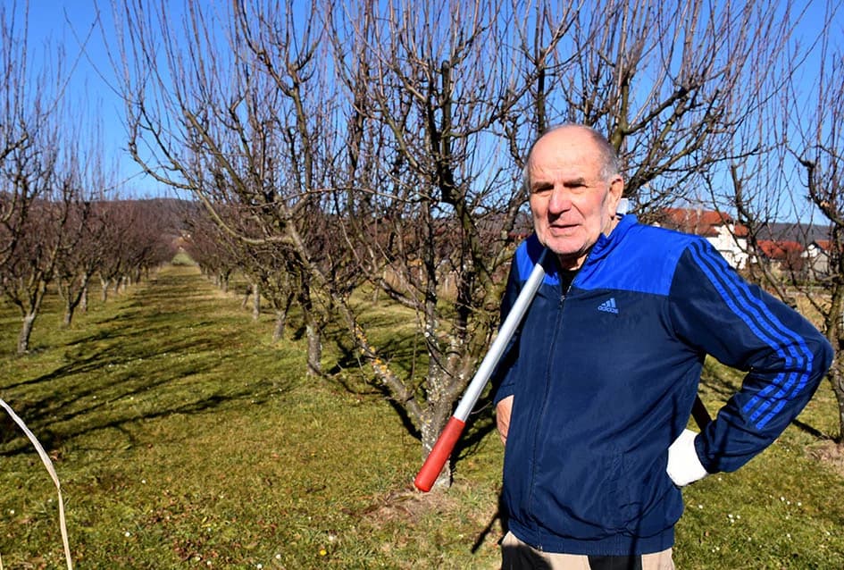 KUTJEVČANIN MARKO MARINIĆ STRASTVENI JE VOĆAR: Počeli radovi u voćnjaku