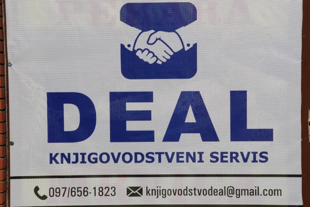 DEAL - novi obrt za knjigovodstvene i računovodstvene usluge potreban poduzetnicima, obrtnicima i obiteljskim poljoprivrednim gospodarstvima