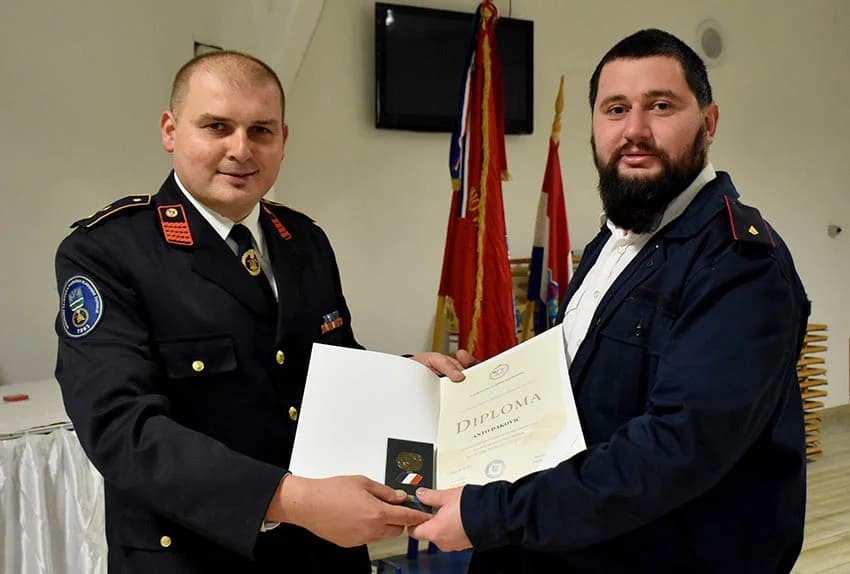 Zlatne vatrogasne medalje primili Antun Petrović, Dražen Pavić i Mihael Ivanović