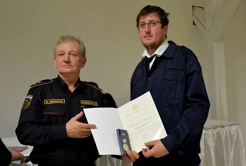 Zlatne vatrogasne medalje primili Antun Petrović, Dražen Pavić i Mihael Ivanović
