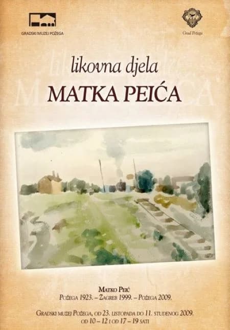 Rođen u Požegi prije 101 godinu: Matko Peić-književnik, povjesničar umjetnosti i slikar