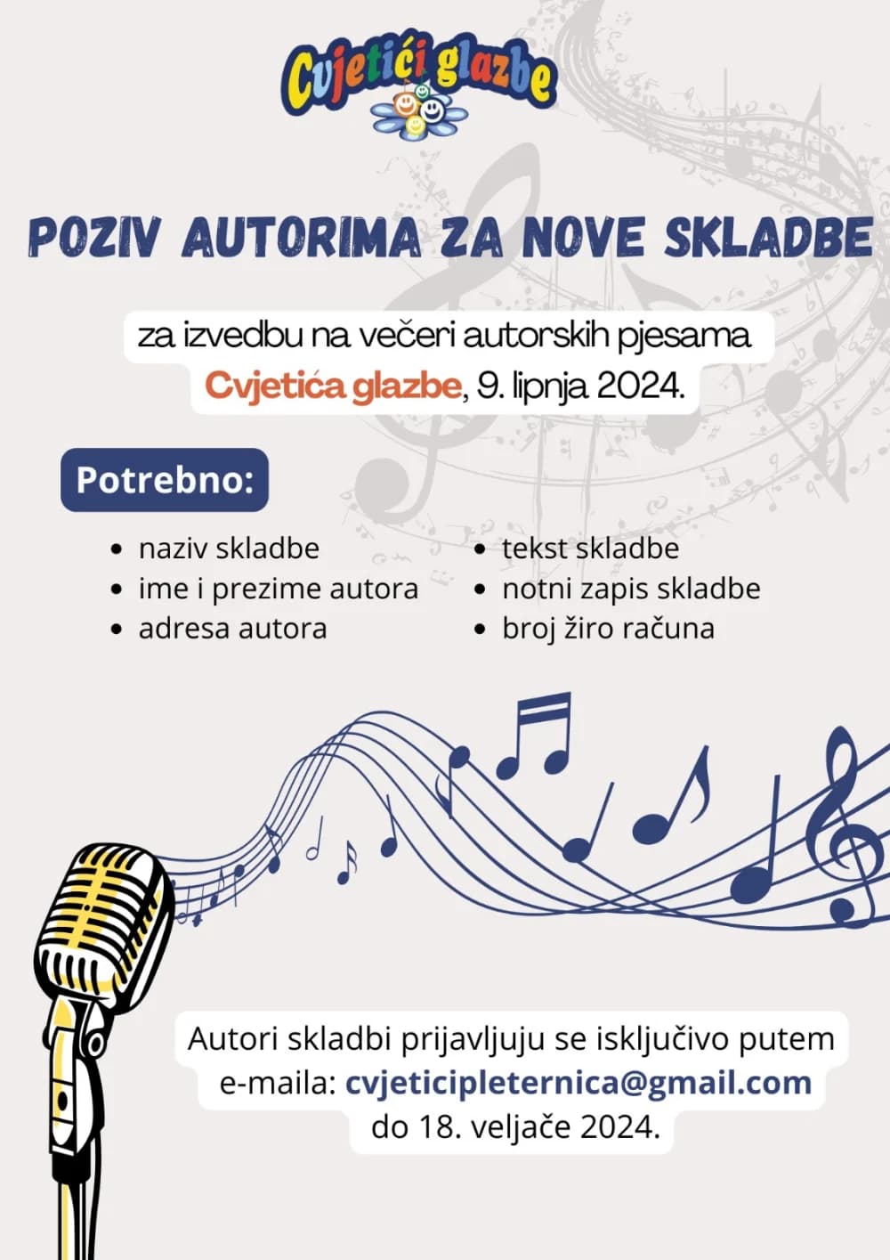 PRIPREME ZA DJEČJI FESTIVAL: Audicija za Cvjetiće glazbe je ove nedjelje, a traže se i nove pjesme za mališane