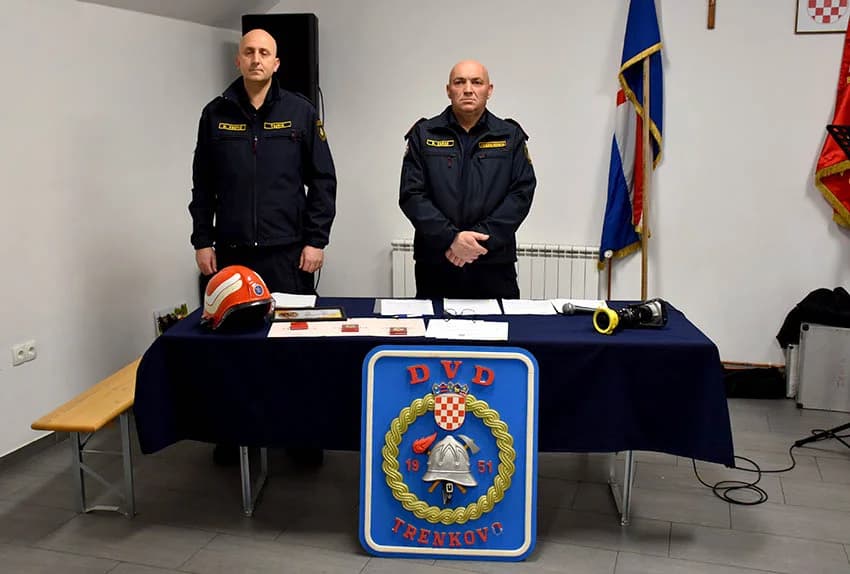 Željko Šarić, Marko Blažević i Josip Banović primili spomenice za dugogodišnji rad u vatrogastvu