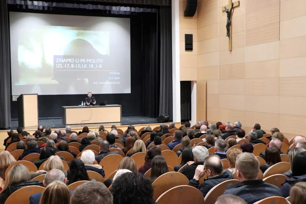 Održana prva korizmena tribina  u Požegi