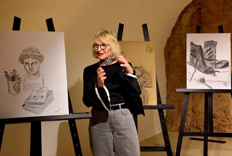 Edukacija pod stručnim vodstvom kiparice Kostanjević