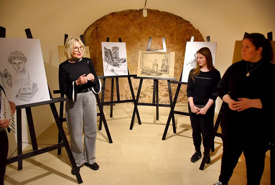 Edukacija pod stručnim vodstvom kiparice Kostanjević