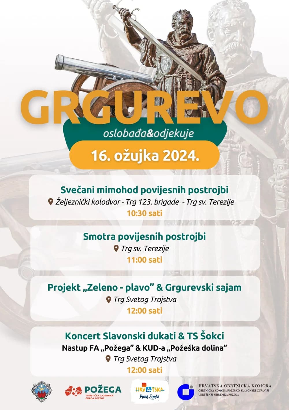 Grgurevo nam kuca na vrata: Koje nas sve manifestacije očekuju 16.ožujka 2023.