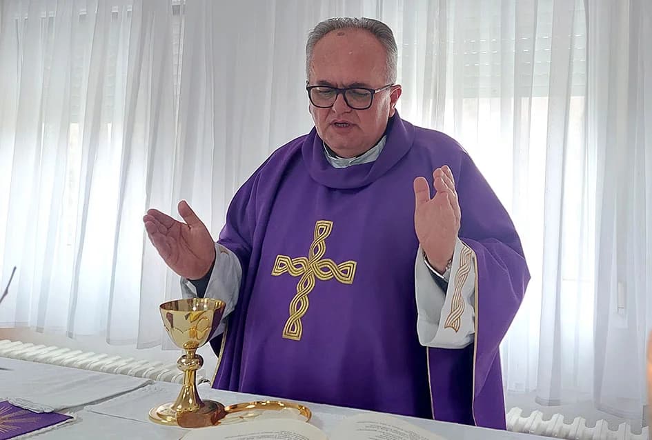 Redovito euharistijsko slavlje u veličkom Domu za starije i nemoćne osobe