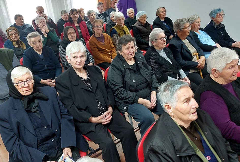 Redovito euharistijsko slavlje u veličkom Domu za starije i nemoćne osobe