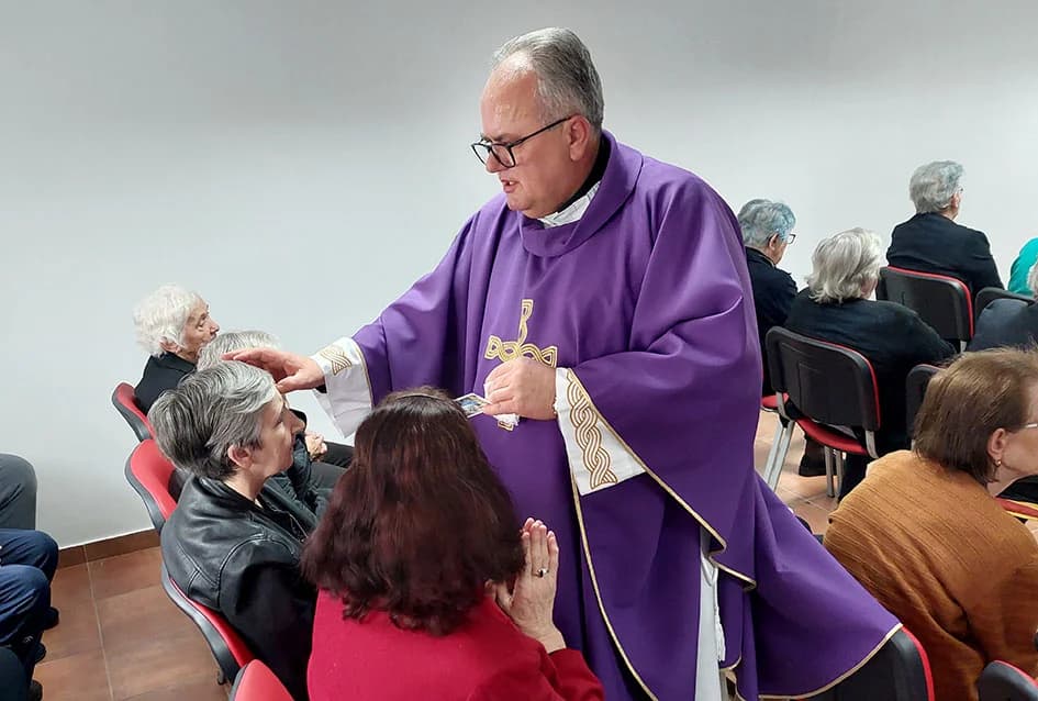 Redovito euharistijsko slavlje u veličkom Domu za starije i nemoćne osobe