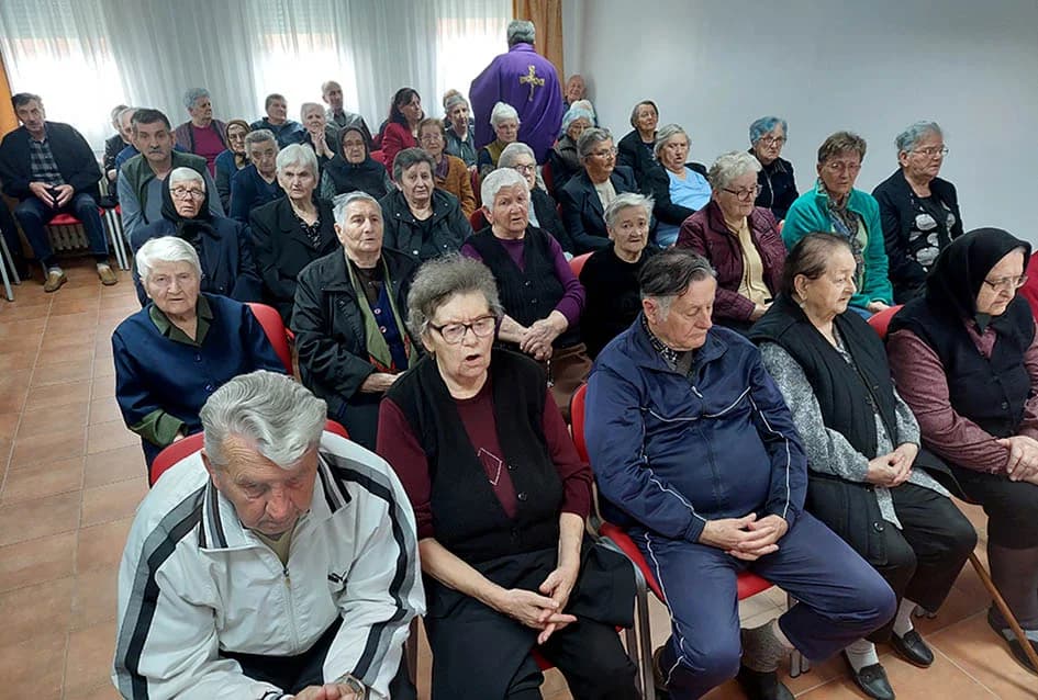 Redovito euharistijsko slavlje u veličkom Domu za starije i nemoćne osobe