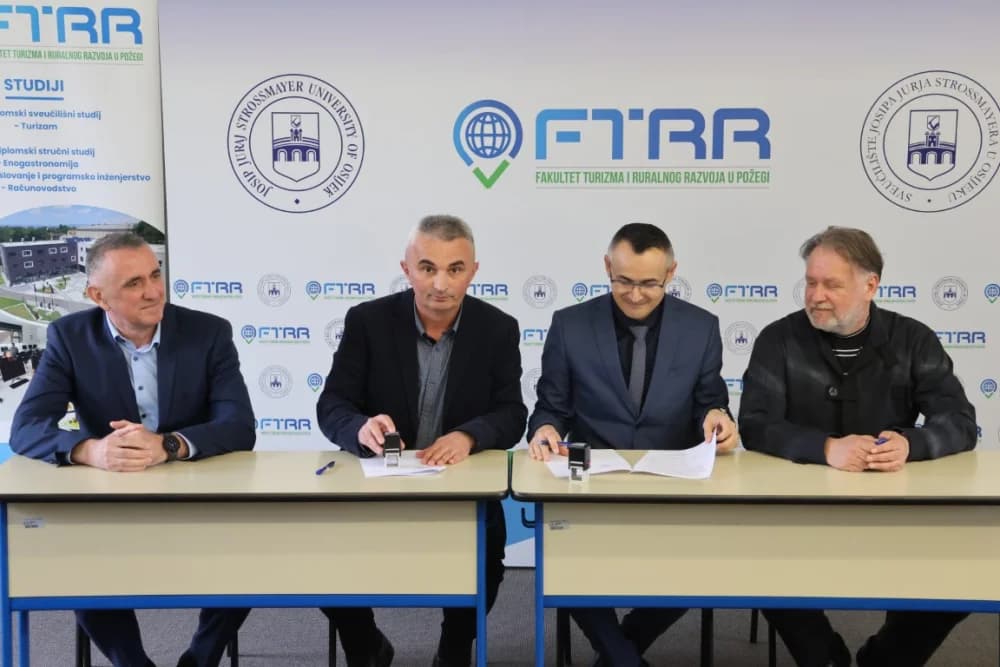Požeški Fakultet turizma ruralnog razvoja potpisao sporazum o suradnji s Prehrambeno tehnološkim fakultetom iz Osijeka