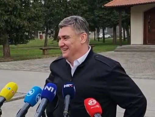 Predsjednik Republike Hrvatske Zoran Milanović povodom prisege 41. naraštaja ročnika u Požegi