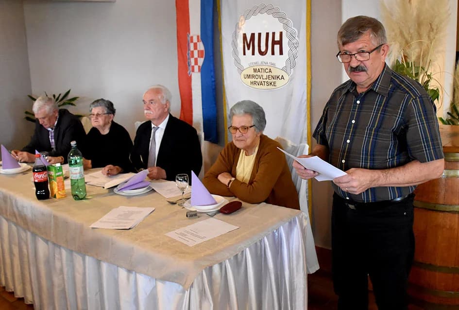 IZBORNA SKUPŠTINA: Slavko Glavaš predsjednik, N. Nenadić potpredsjednik i S. Erjavac tajnik Matice umirovljenika Požeške županije