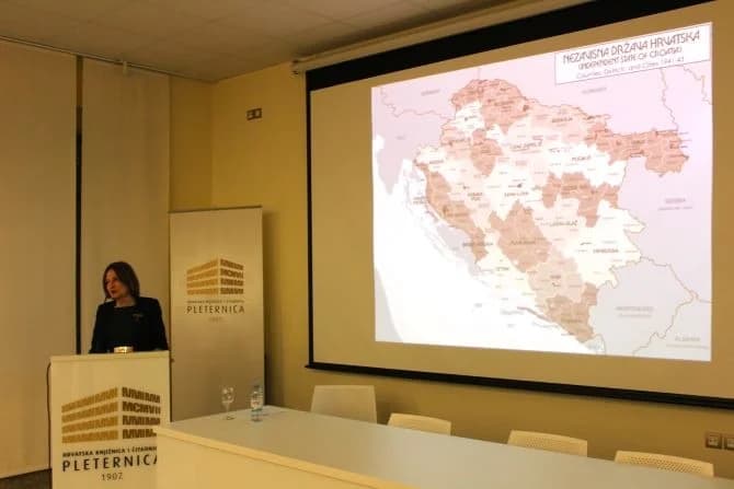 DANI MATICE HRVATSKE U POŽEGI Novinarka Nada Prkačin održala predavanje „Pleternica 1941.-1945.-dokumenti“