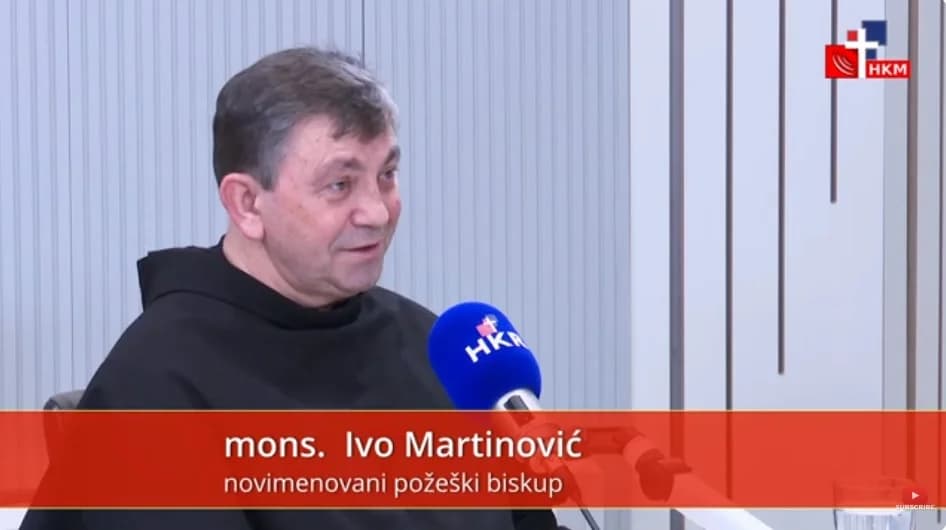 Prenosimo prvi intervju novoga požeškog biskupa Ive Martinovića: ʼDolazim u život Crkve koja živi svoje poslanje.ʼ
