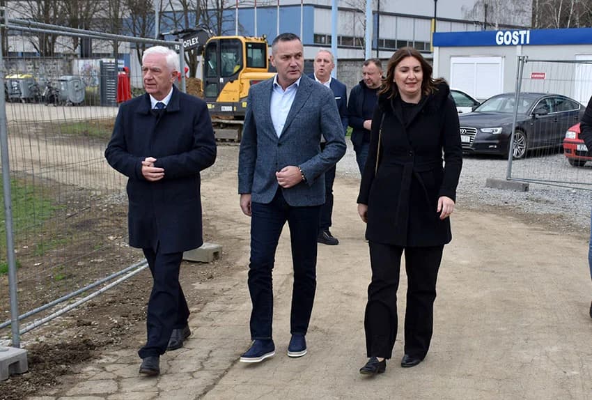 Polaganjem kamena temeljca započela izgradnja nove zapadne tribine na stadionu Nogometnog kluba Slavonije