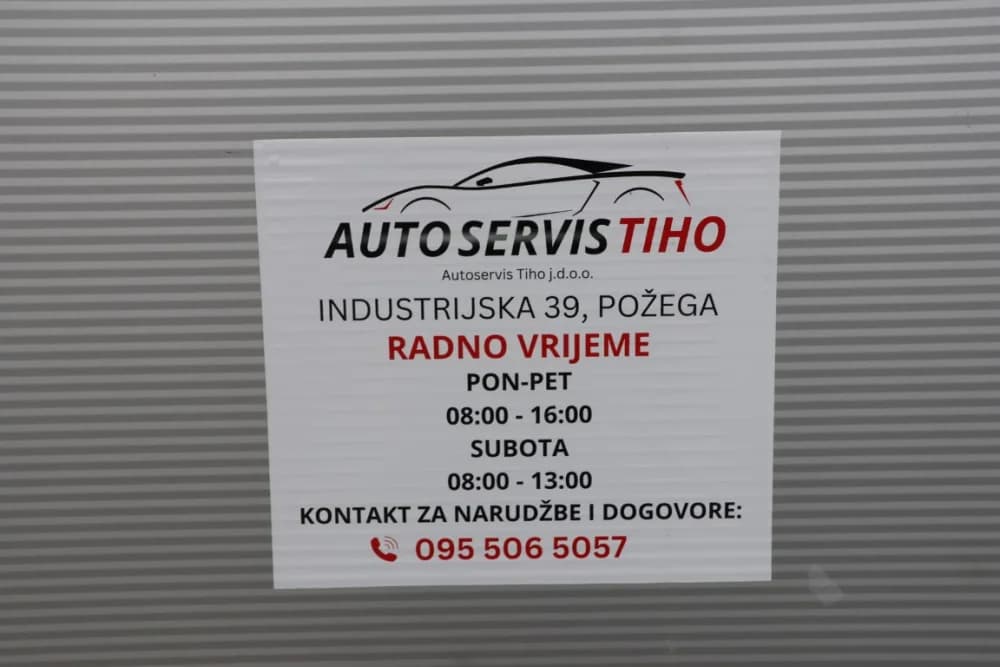 NOVOST ZA VLASNIKE VOZILA: Autoservis Tiho uz suvremenu opremu održava sve marke automobila i kombija bez dugih čekanja