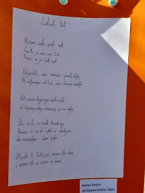 Prvo i drugo mjesto za literarni izraz učenicima čaglinske Osnovne škole Stjepana Radića