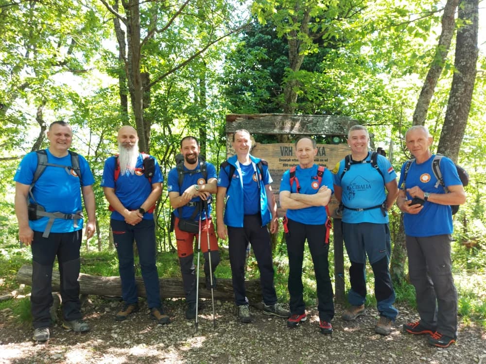 Vježba orijentacije i vođenja slavonskih planinarskih vodiča