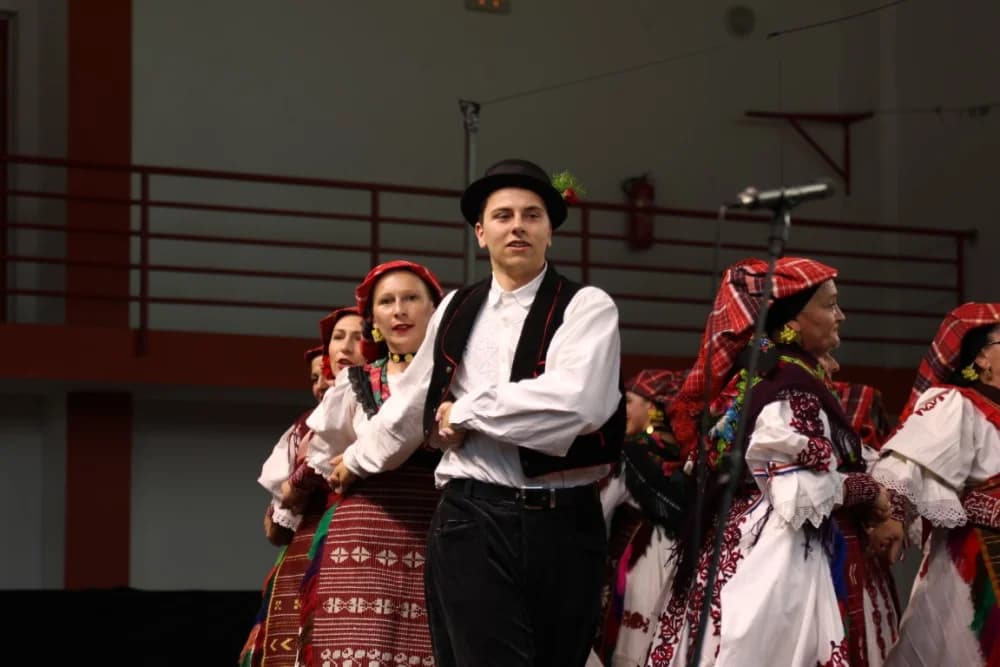 (FOTO-VIDEO) Pjesme, kola i običaji izvelo pet kulturno-umjetničkih društava iz dvije slavonske županije