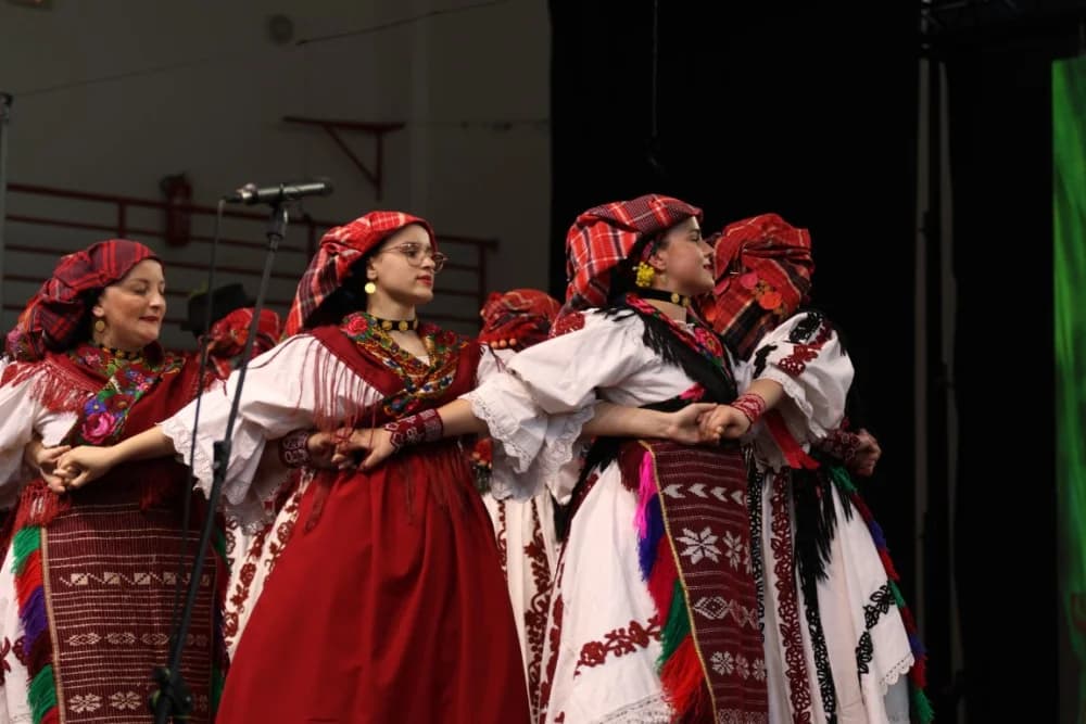 (FOTO-VIDEO) Pjesme, kola i običaji izvelo pet kulturno-umjetničkih društava iz dvije slavonske županije