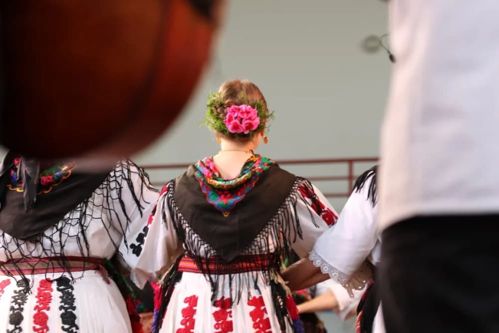 (FOTO-VIDEO) Pjesme, kola i običaji izvelo pet kulturno-umjetničkih društava iz dvije slavonske županije