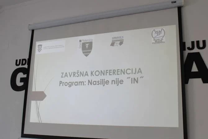 (FOTO) „Nasilje nije IN“ - Održana završna konferencija programa