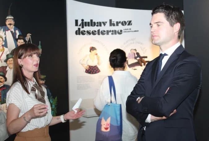 U pratnji županice Antonije Jozić, hrvatski europarlamentarac Karlo Ressler posjetio Muzej bećarca
