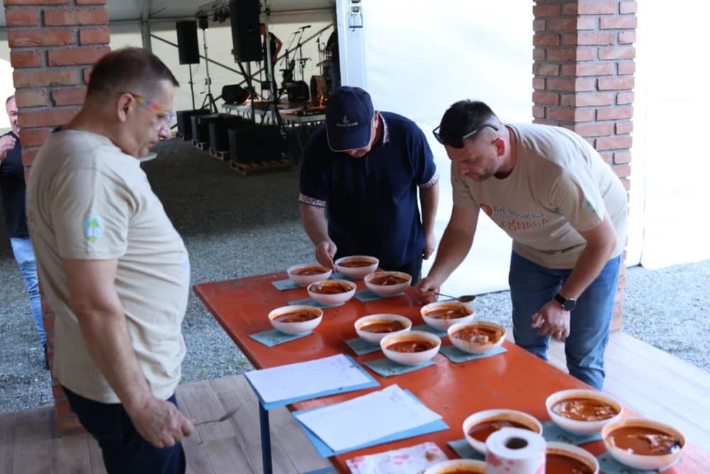 (FOTOGALERIJA) Najbolji majstori ribljeg paprikaša su tandem Božo i Jela, te dva Milkovića Vlado i Branko