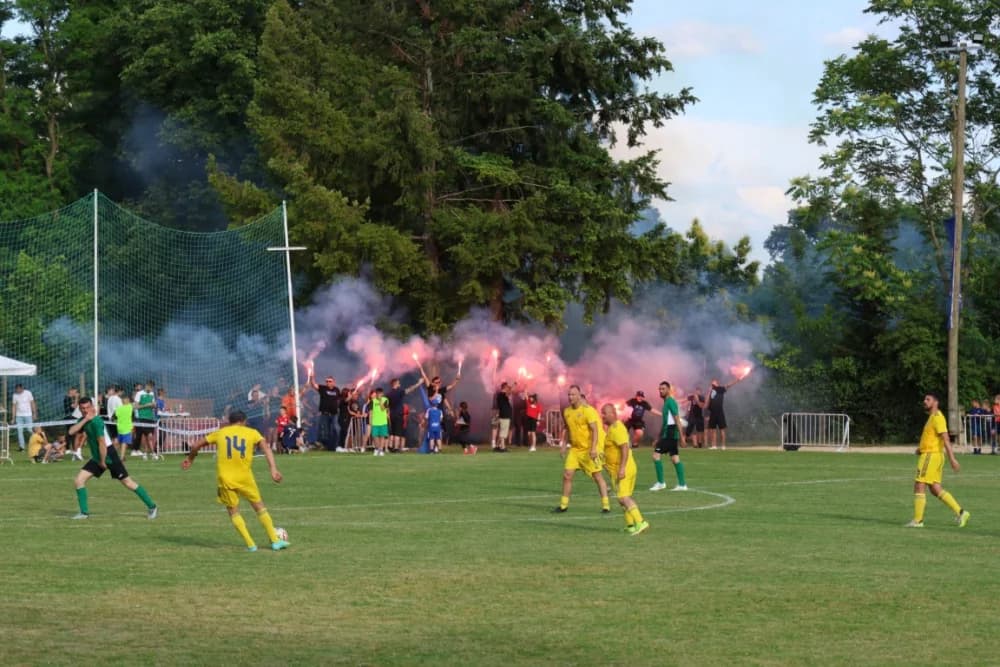 (FOTOGALERIJA) Uz 70. obljetnicu postojanja i rada u Biškupcima odigrana revijalna utakmica: NK BSK Biškupci – GNK Dinamo Veterni 5:5