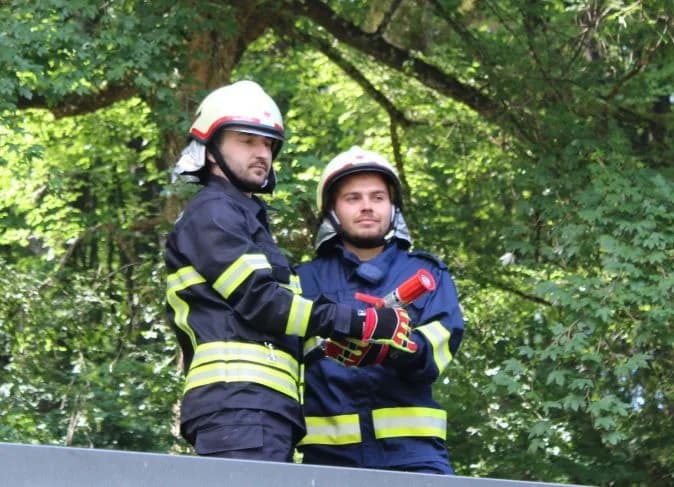 (FOTO) Združena pokazna vježba održana pored Sovskog jezera