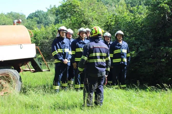 (FOTO) Združena pokazna vježba održana pored Sovskog jezera