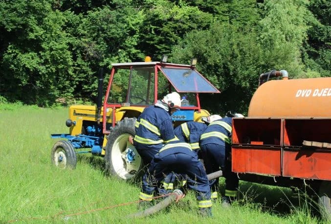 (FOTO) Združena pokazna vježba održana pored Sovskog jezera
