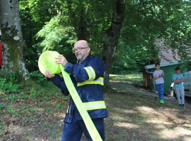 (FOTO) Združena pokazna vježba održana pored Sovskog jezera