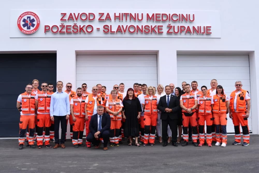 Svečano otvorena nova zgrada Zavoda za hitnu medicinu Požeško-slavonske županije: „Preseljenjem na ovu lokaciju ʼkupiliʼ smo vrijeme za hitne pacijente“