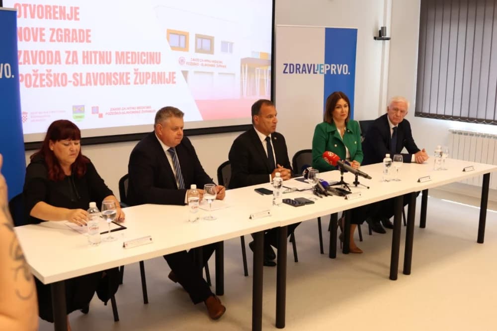 Svečano otvorena nova zgrada Zavoda za hitnu medicinu Požeško-slavonske županije: „Preseljenjem na ovu lokaciju ʼkupiliʼ smo vrijeme za hitne pacijente“