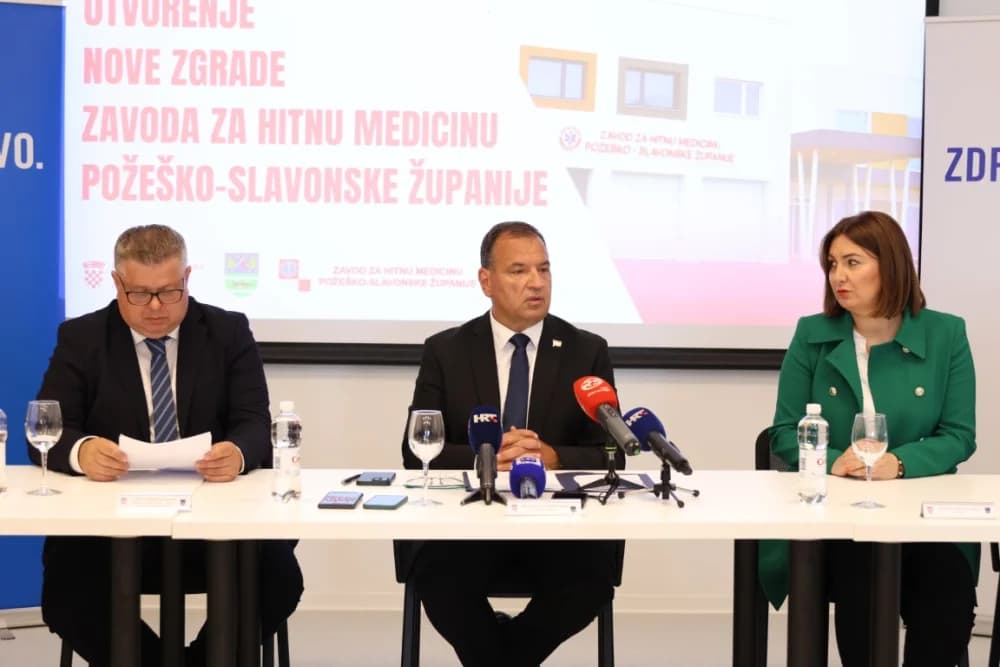 Svečano otvorena nova zgrada Zavoda za hitnu medicinu Požeško-slavonske županije: „Preseljenjem na ovu lokaciju ʼkupiliʼ smo vrijeme za hitne pacijente“