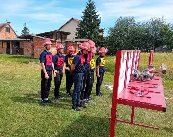 VATROGASNI CENTAR ČAGLIN: Održano izlučno općinsko natjecanje za pomladak i mladež